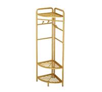 AMULONG Porte-Plante,Présentoir d'angle Étagère d'angle en Acier Au Carbone, Bibliothèque sur Pied, Présentoir Moderne, Porte-Manteau pour Salon Bibliothèque