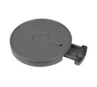 AMULONG Support de Pot de Fleurs à Roues, Bac À Eau en Plastique Épaissi Poulie Invisible Roue Universelle Mobile Fleurs Base du Bassin(Grey,25cm)
