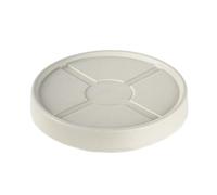 AMULONG Support de Pot de Fleurs à Roues, Base Mobile À roulettes, Poulie, Support Inférieur, Rouleau, Plaque Fleurs, Roue Universelle, Bac(White,23cm)