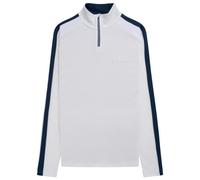 Amundsen Sports - 5Mila Half Zip - Veste en laine mérinos - S - white / stripe