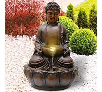 AMUR Fontaine de Jardin Source DE Pouvoir Zhen avec Lumière LED 230 V pour Votre Jardin, Terrasse, Salon, Balcon et Tranquillité d'esprit