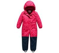 Amur Leopard Combinaison de Ski Enfant Fille Ensemble Hiver à Capuche Snowsuit Imperméable Combi de Neige Jumpsuit de Sports Coupe-Vent Garçon, Rose, 130