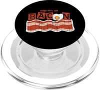 Amusant Amateur de Bacon alimenté par Bacon and Eggs Breakfast PopSockets PopGrip pour MagSafe