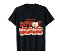 Amusant Amateur de Bacon alimenté par Bacon and Eggs Breakfast T-Shirt