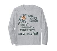 Amusant Amoureux des Chiens, Je Sais Que Mon Chien m'aime, couineur Manche Longue