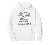 Amusant Amoureux des Chiens, Je Sais Que Mon Chien m'aime, couineur Sweat à Capuche