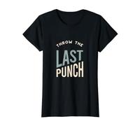 Amusant Boxe MMA Lancer Le dernier Coup de Poing T-Shirt Graphique avec Valeur