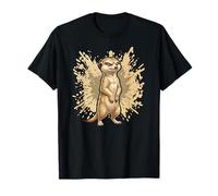 Amusant confiant Suricate Cartoon Zoo Safari Vibes T-Shirt