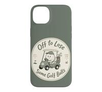 Amusant Golf Cart Golfeur Fore Fun Certaines balles de Golf Coque pour iPhone 14 Plus