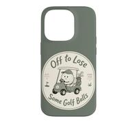 Amusant Golf Cart Golfeur Fore Fun Certaines balles de Golf Coque pour iPhone 14 Pro