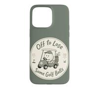Amusant Golf Cart Golfeur Fore Fun Certaines balles de Golf Coque pour iPhone 15 Pro Max