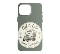 Amusant Golf Cart Golfeur Fore Fun Certaines balles de Golf Coque pour iPhone 16 Pro Max