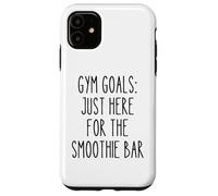 Amusant Gym Humour Lazy Fitness Enthusiast Smoothie Workout Coque pour iPhone 11