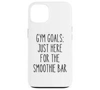 Amusant Gym Humour Lazy Fitness Enthusiast Smoothie Workout Coque pour iPhone 13