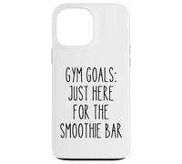 Amusant Gym Humour Lazy Fitness Enthusiast Smoothie Workout Coque pour iPhone 13 Pro Max