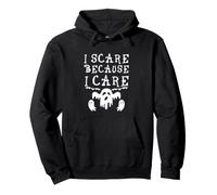 Amusant Halloween Ghost Lover Scary I Scare Because I Care Sweat à Capuche