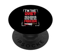 Amusant Halloween I'm The Quiet Neighbor With The Big Freezer PopSockets PopGrip Adhésif