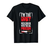 Amusant Halloween I'm The Quiet Neighbor With The Big Freezer T-Shirt