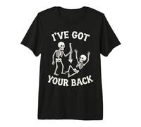 Amusant Halloween, I've Got Your Back, Squelette T-Shirt Haut de Gamme