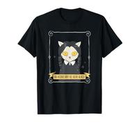 Amusant Halloween Le Mercredi Nous portons Un Chat Effrayant Noir T-Shirt