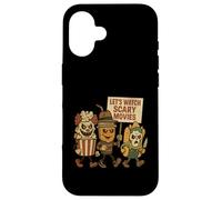 Amusant Halloween Let's Watch Scary Movies Horror Fan Coque pour iPhone 16