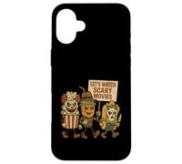 Amusant Halloween Let's Watch Scary Movies Horror Fan Coque pour iPhone 16 Plus