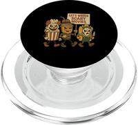 Amusant Halloween Let's Watch Scary Movies Horror Fan PopSockets PopGrip pour MagSafe