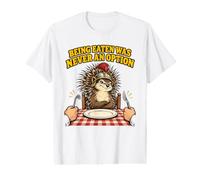 Amusant hérisson Manger n'a jamais été Une Option T-Shirt Graphique avec Valeur