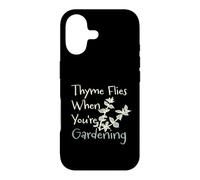 Amusant Jardinage Pun Thym Mouches Lorsque Vous jardinez Coque pour iPhone 17