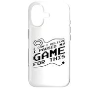 Amusant Joueur de Pixel Disant Que Je Mets en Pause Mon Jeu pour Cela Coque pour iPhone 17