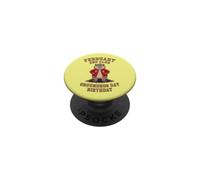 Amusant Jour de marmotte Anniversaire 2 février PopSockets PopGrip Adhésif