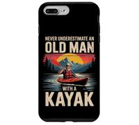Amusant kayak grand-père kayakiste aventure amateur de kayak Coque pour iPhone 7 Plus/8 Plus