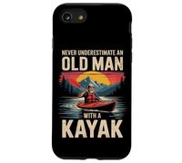 Amusant kayak grand-père kayakiste aventure amateur de kayak Coque pour iPhone SE (2020) / 7 / 8