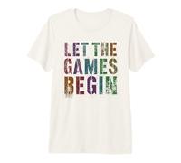 Amusant Let The Games Begin Field Day Summer Fun Vibes Teacher T-Shirt Haut de Gamme