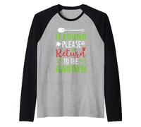 Amusant Lost In The Garden Jardinage Plantes Amoureux Jardinier Manche Raglan