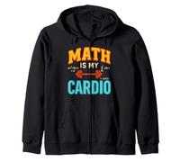 Amusant Maths Cardio Workout Geek Humour Design Sweat à Capuche