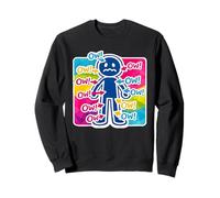 Amusant Ow Ow Stickman - Sensibilisation à la Douleur Chronique Sweatshirt