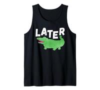 Amusant plus tard gator pun alligator amoureux reptile crocodile amour Débardeur