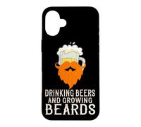 Amusant pour Boire des bières et Faire Pousser des Barbes Coque pour iPhone 16 Plus