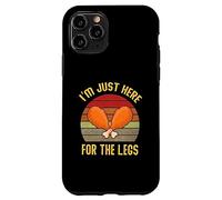 Amusant rétro Thanksgiving I'm Just Here for The Turkey Legs Coque pour iPhone 11 Pro