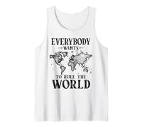 Amusant Tout Le Monde Veut gouverner Le Monde des Enfants étudiants Débardeur