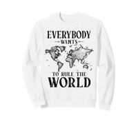 Amusant Tout Le Monde Veut gouverner Le Monde des Enfants étudiants Sweatshirt