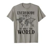 Amusant Tout Le Monde Veut gouverner Le Monde des Enfants étudiants T-Shirt