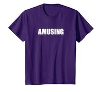 Amusant - Typographie de Mots drôles T-Shirt, Enfant, Violet, 2 Ans
