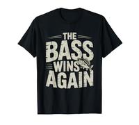 Amusant Veuve De La Peche L'achigan Femme Mari T-Shirt