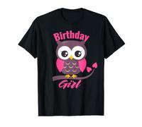 Amusante avec Motif Hibou sur Une Branche d'arbre T-Shirt Graphique avec Valeur