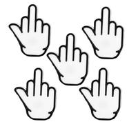 Amusants suceurs de doigts - Nouvel ensemble de décorations en acrylique | Accessoires décoratifs à clipser avec une forte prise en main pour le style créatif de la maison, l'affichage du panneau de