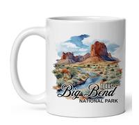 Amusants Tasses à thé Parc national de Big Bend, Texas Tasse Drôle Tasses à café pour Anniversaire Femme 330ml