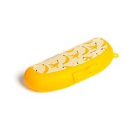 Amuse Basic, L'original et unique Boite à Bananes, pour toutes les formes et tailles. Couleur Jaune avec décor.