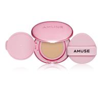 AMUSE Dew Power Vegan Cushion fond de teint longue tenue coussin pour une peau lumineuse et lisse teinte 03 Honey 15 g